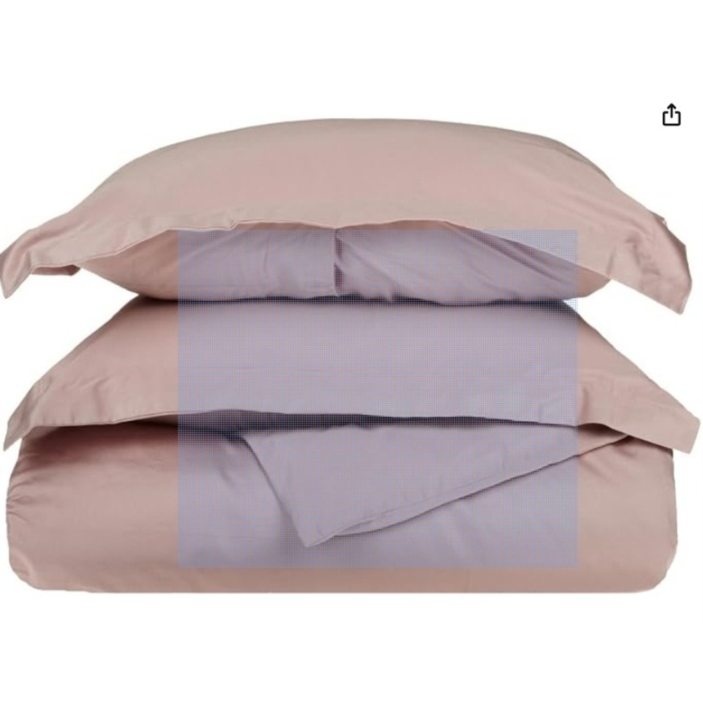 Superior Twin Duvet Cover Set 100% Egyptian Cotton 300TC Lavender 2pc New